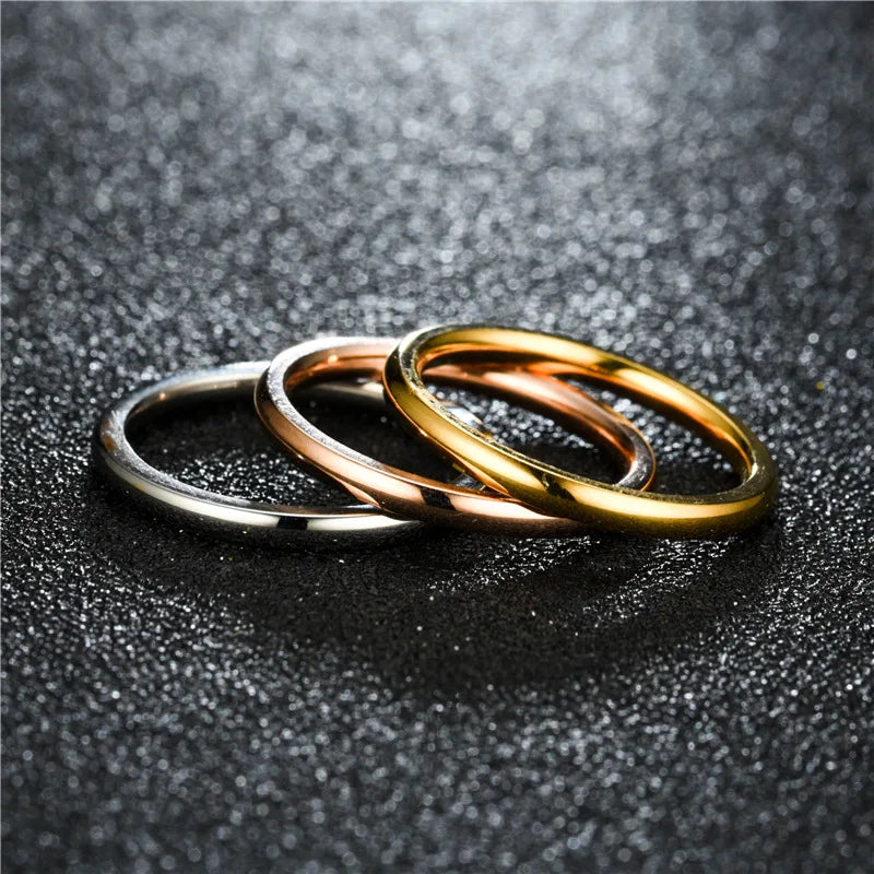 2mm Thin Stainless Steel Rings