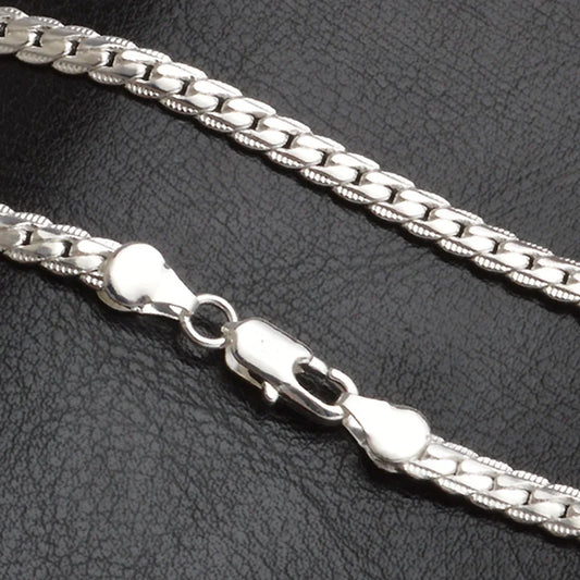 20-60cm 5mm Silver Color luxury noble Necklace