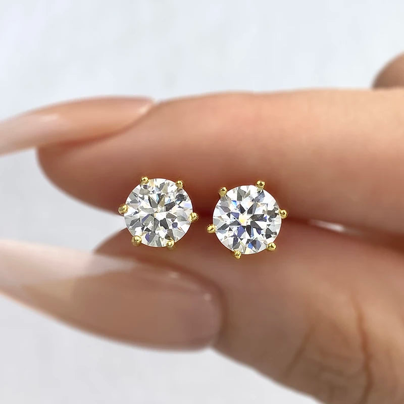 0.5ct-2ct Moissanite Earrings