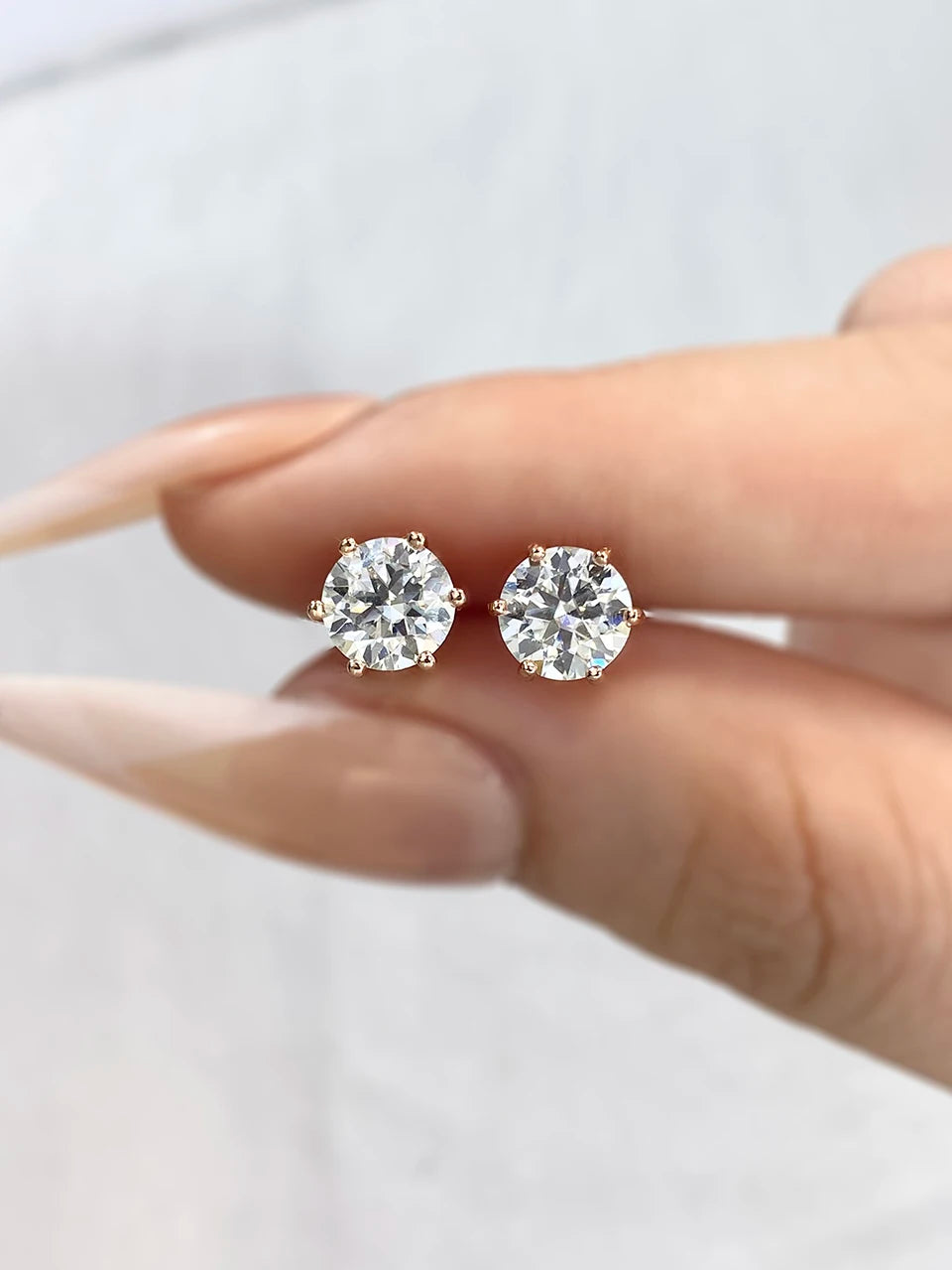 0.5ct-2ct Moissanite Earrings