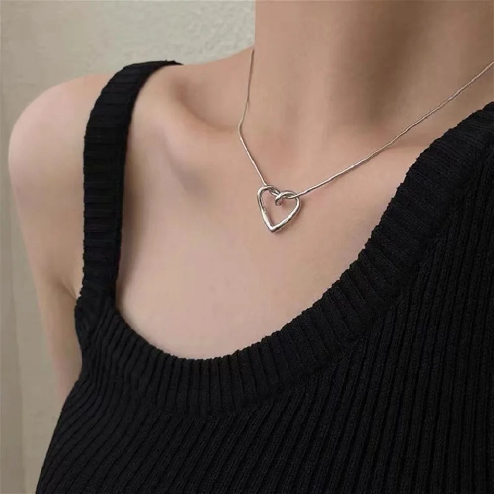 Double Heart Necklace