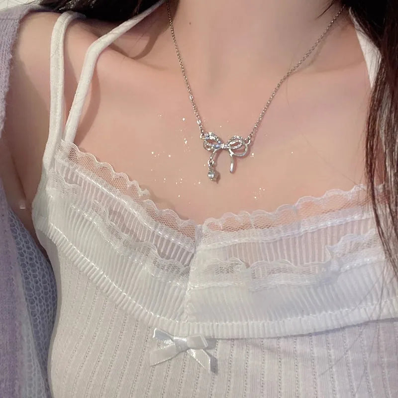 Crystal Heart Pendant Necklace