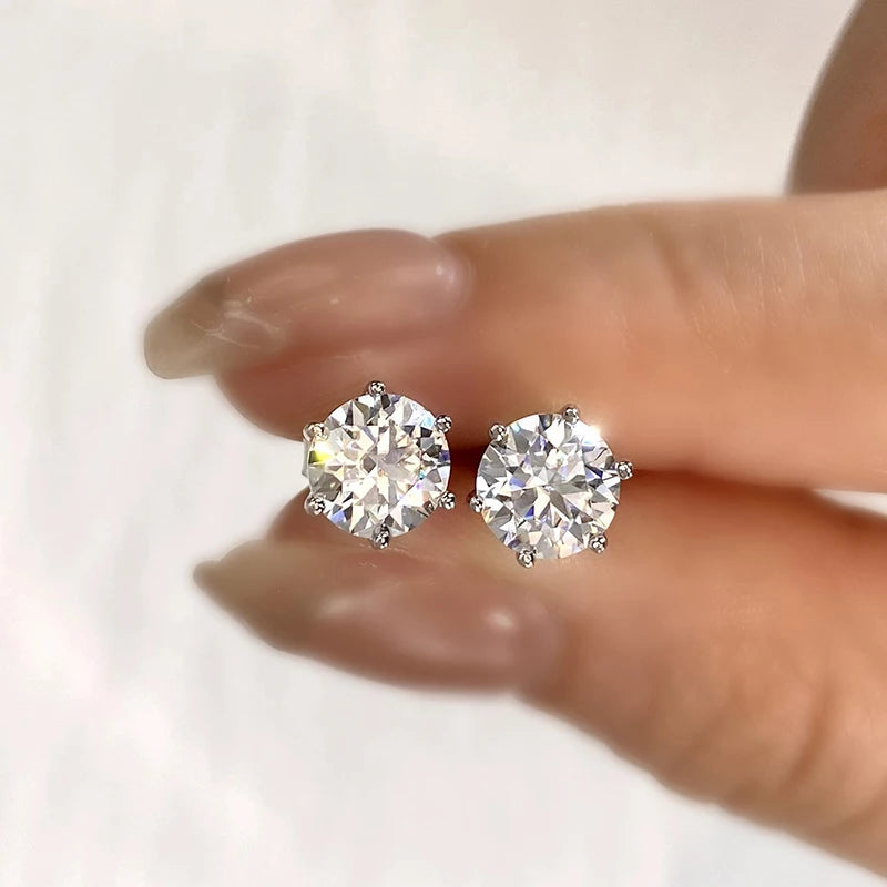 0.5ct-2ct Moissanite Earrings