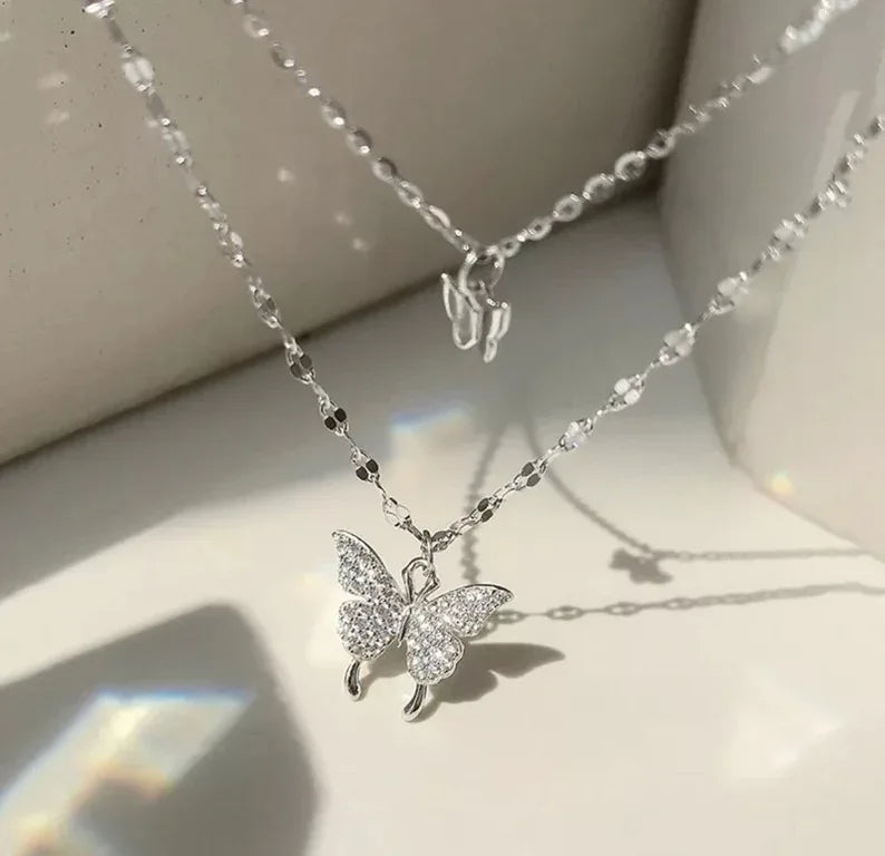 Butterfly Pendant Necklace