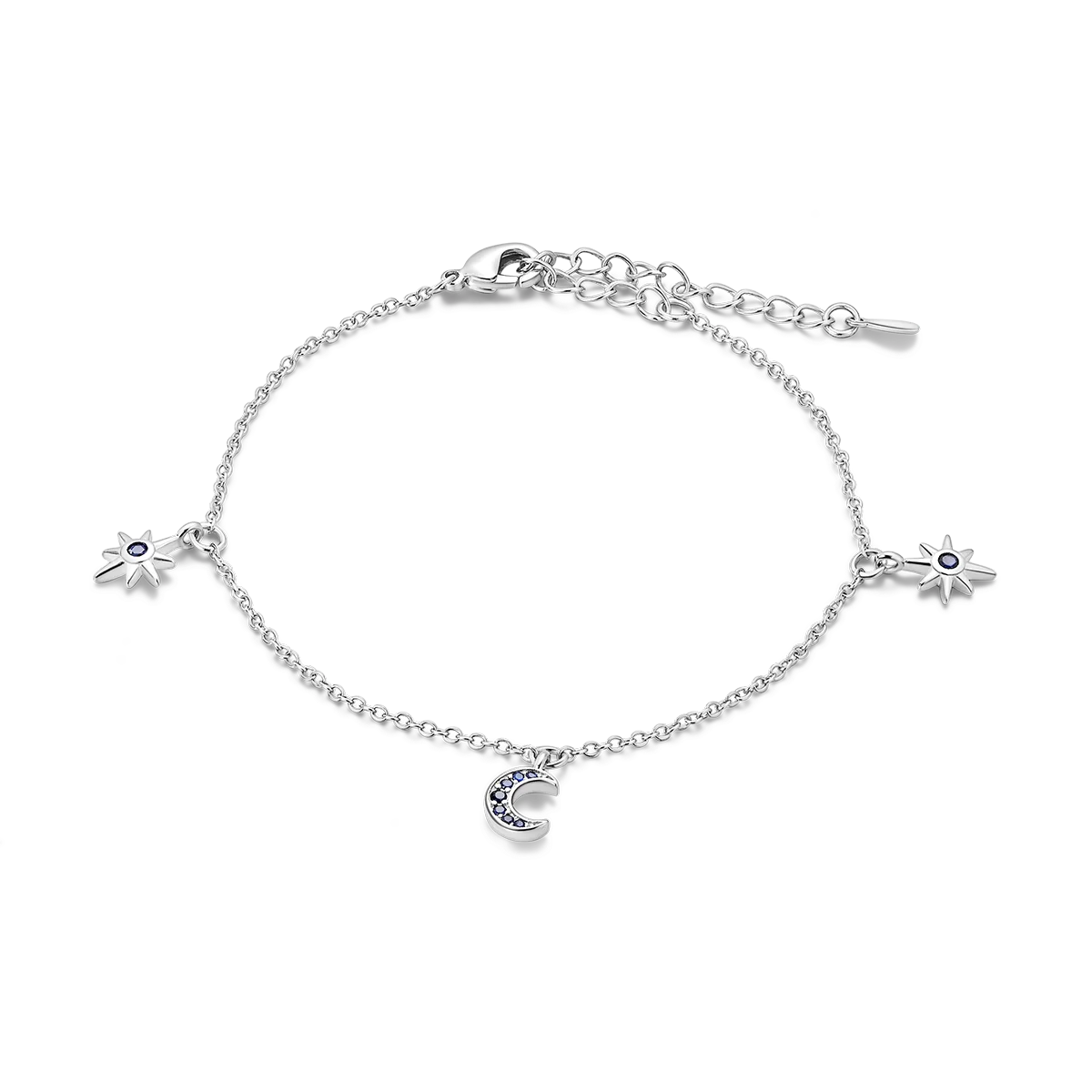 Original Charms Silver Plated Bracelets  17/18 CM