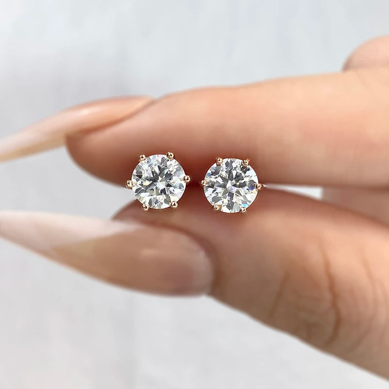 0.5ct-2ct Moissanite Earrings