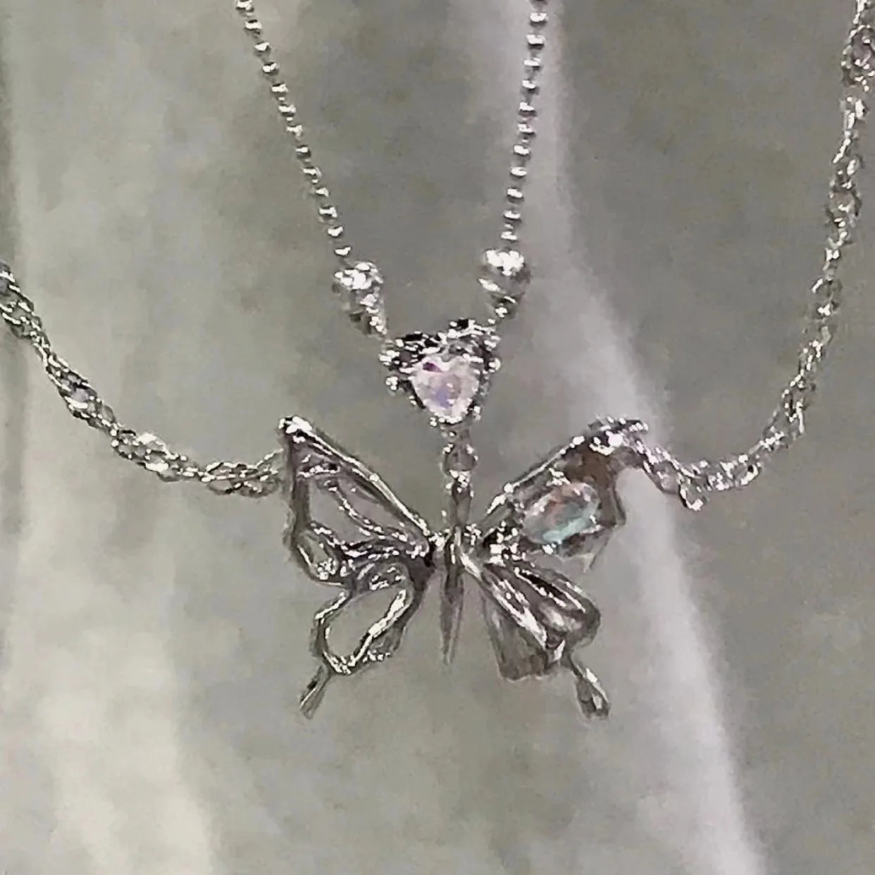 Butterfly Pendant Necklace