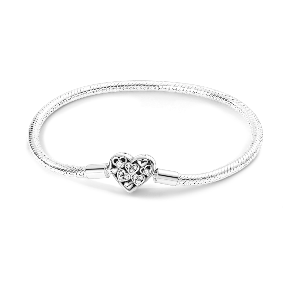 Original Charms Silver Plated Bracelets  19/20 CM