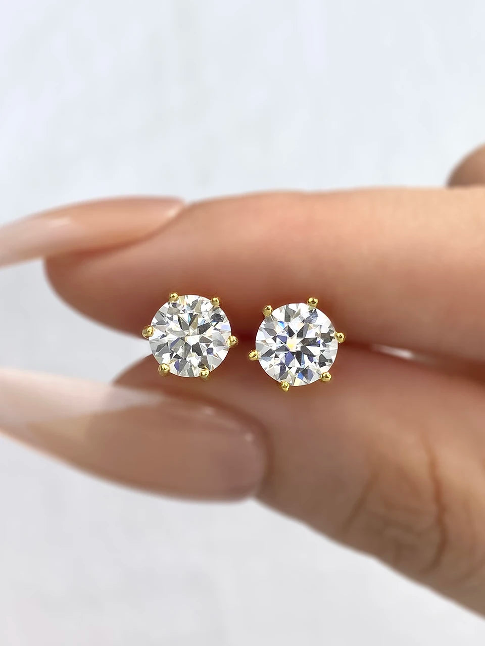 0.5ct-2ct Moissanite Earrings