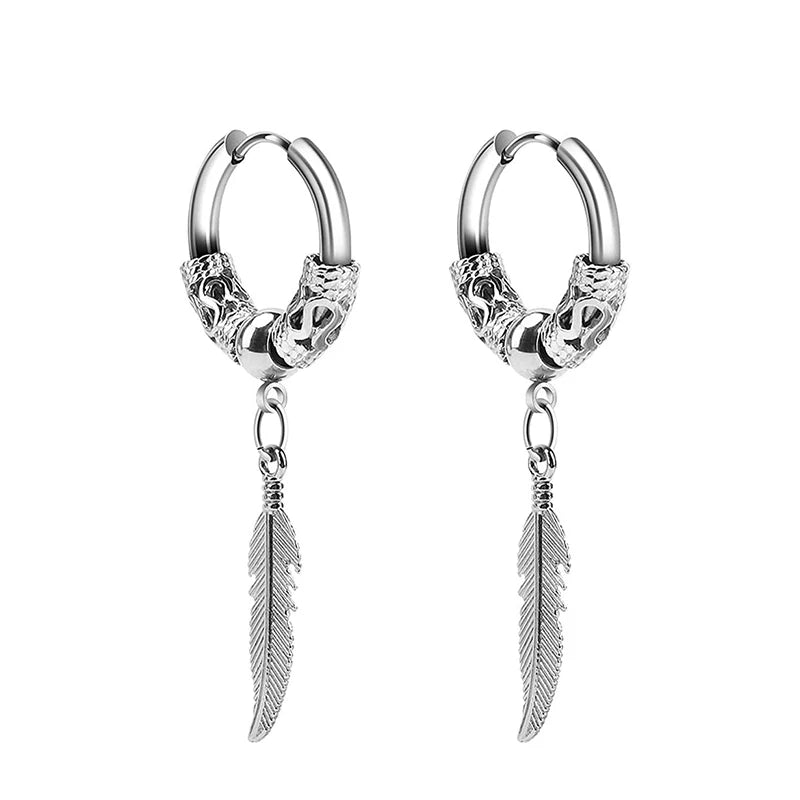 2pc Stainless Steel Cross Earrings